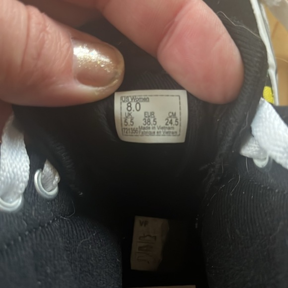 Girls checkered rainbow Vans size 8 - Picture 7 of 7